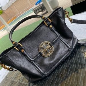 Tory Burch Black Crossbody/ satchel bag